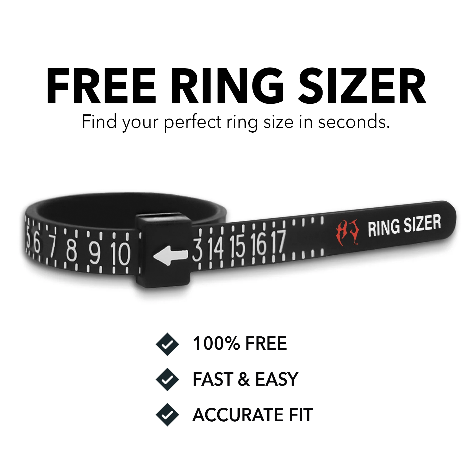 Free Ring Sizer, Shipping Covered—Limited Celebration Offer