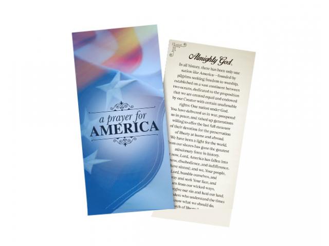 Get A Free Prayer For America Bookmark!
