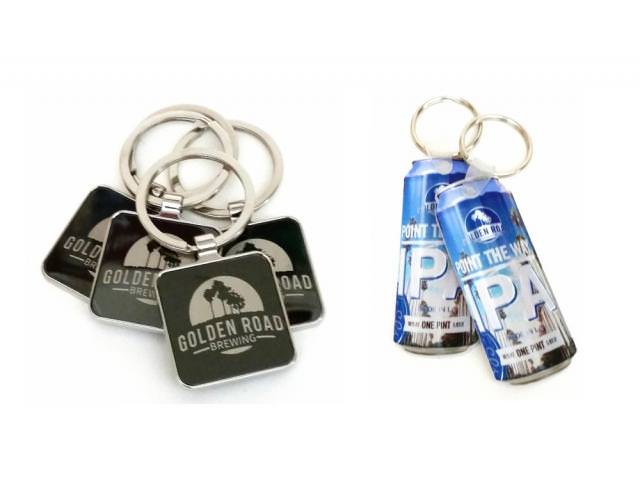 Get A Free Keychain From Golden Road Brewing!
