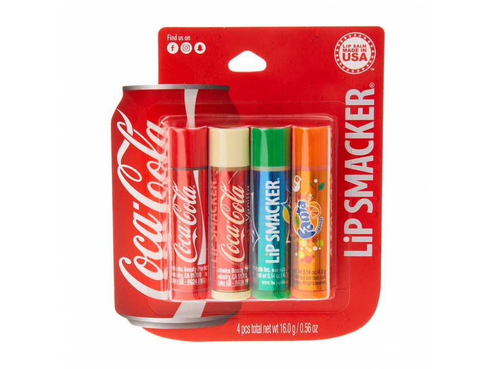 Free Coca Cola Lip Smackers 4-PACK
