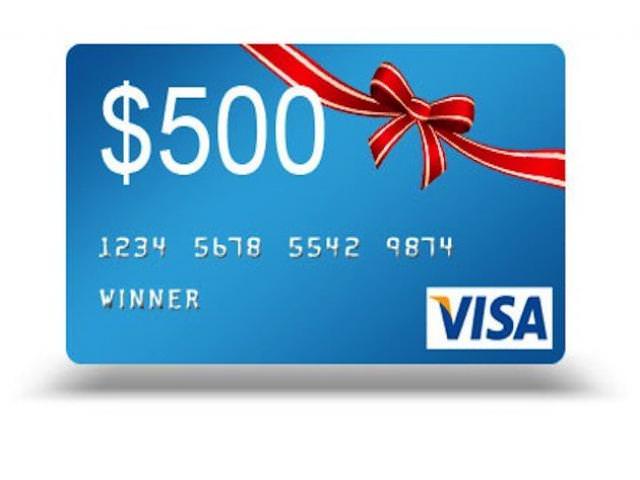 Get Free $500 VISA Gift Card From Winston!