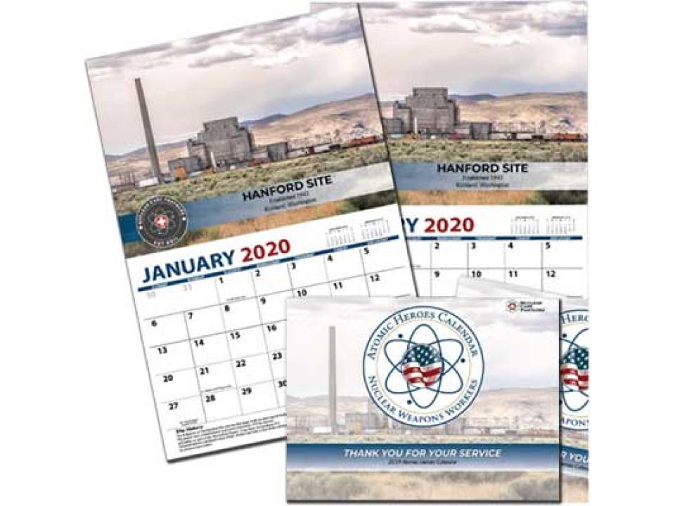 Free 2020 Atomic Heroes Calendar From NCP