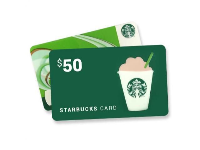 Free Starbucks Or Amazon Gift Card!