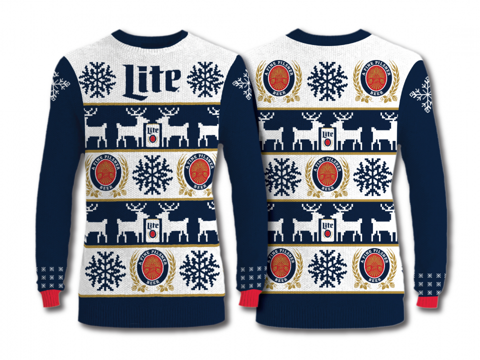 Free Ugly Sweater+Scarf+Beanies From Miller