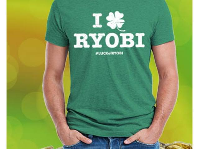 Get A Free T-Shirt From Ryobi!