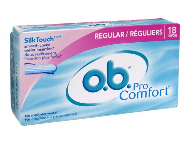 Get A Free Box of OB Tampons, 18ct!