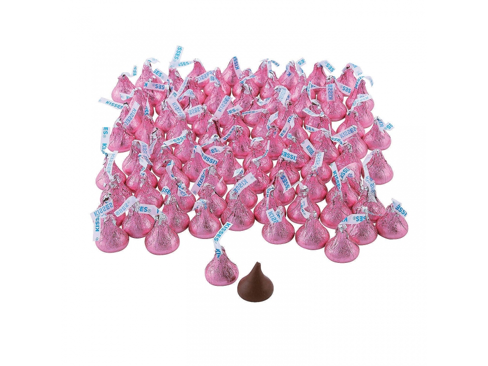 Get 4 Pound Of Pink Hershey’s Kisses FREE!