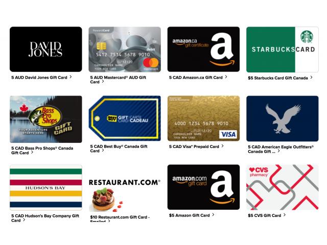 Free $5 Starbucks, Target, Walmart Or Other Gift Card!