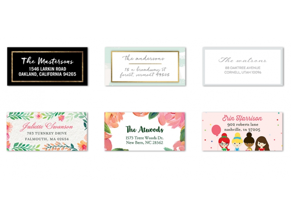Free Address Label Pack From Tiny Prints