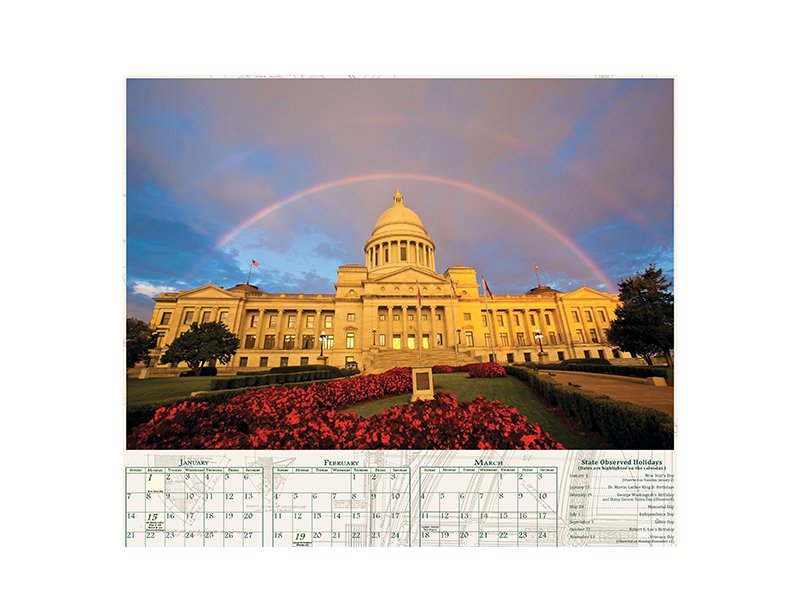 Get A Free Arkansas 2019 Wall Calendar!