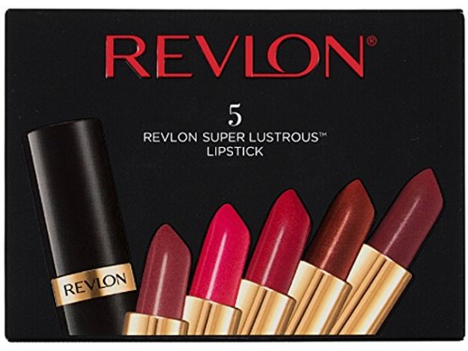 Free Super Lustrous Lip Gloss 5 Piece Set By Revlon
