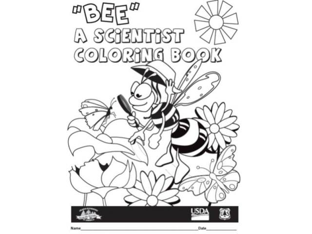 Get A Free Bee A Scientist Coloring Book 1-2!