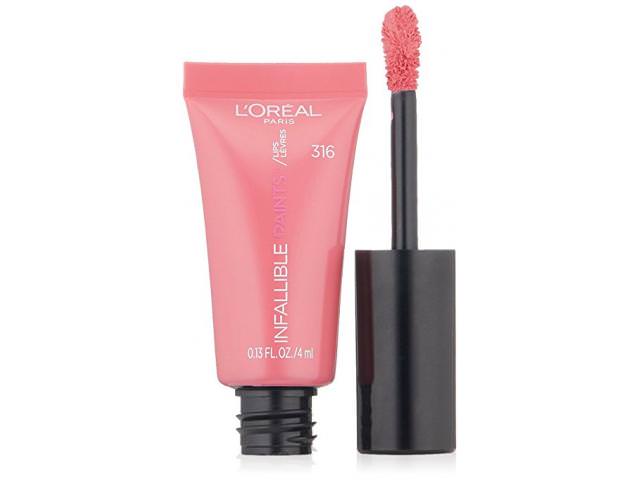 Get A Free L'Oreal Infallible Lip Paints, Wild Rose!