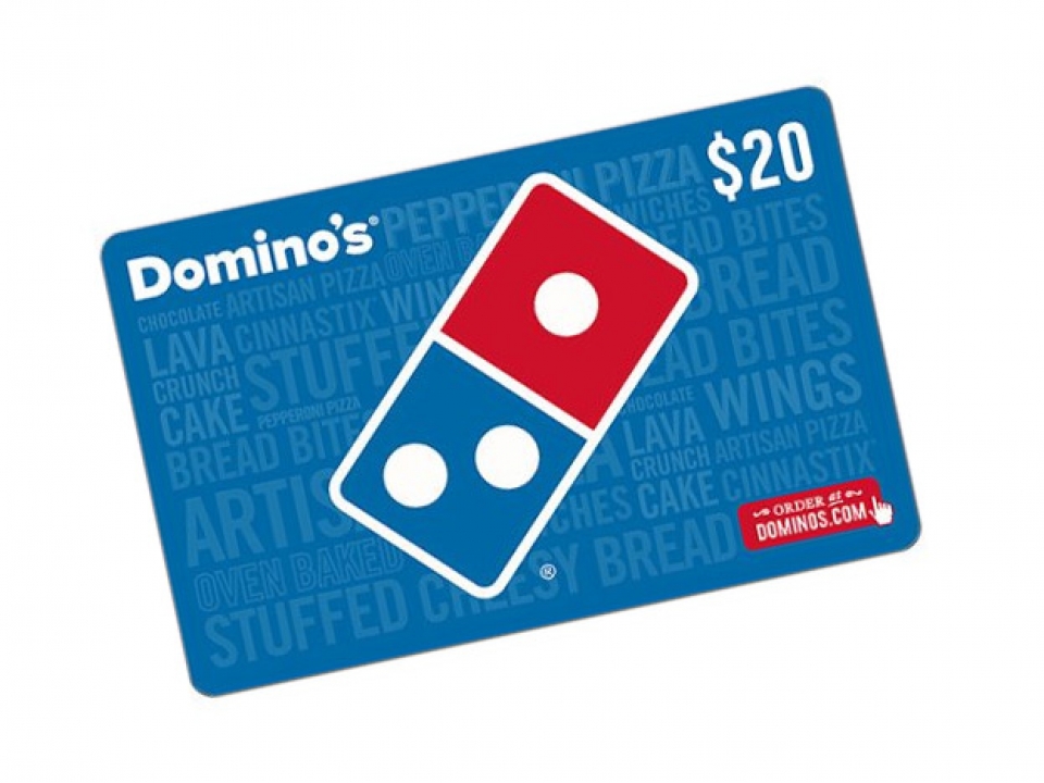 Free Domino’s $4-$100 Gift Card