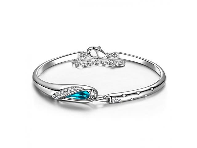 Get A Free White Gold Plated Bracelet With Swarovski Crystals!