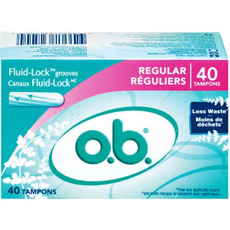 Get A Free Box of OB Tampons, 40ct!