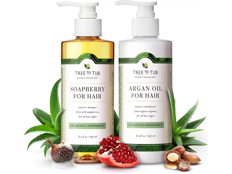 Free Peppermint Shampoo & Conditioner Set From Tree To Tub!