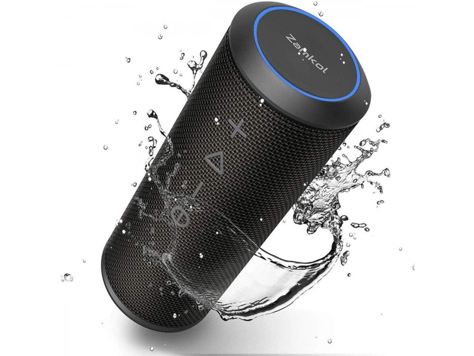 Free Zamkol Waterproof Bluetooth Speaker