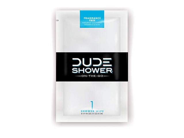 Free Shower Body Wipes By DUDE!