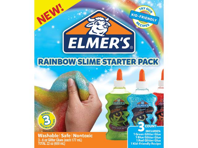 Get A Free Rainbow Glitter Slime Starter Pack!