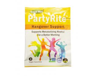 Free PartyRite Hangover Support From Greenmed!