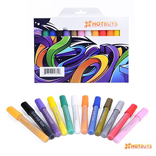 Get A Free Big 12 Pack Acrylic Paint Markers Set!